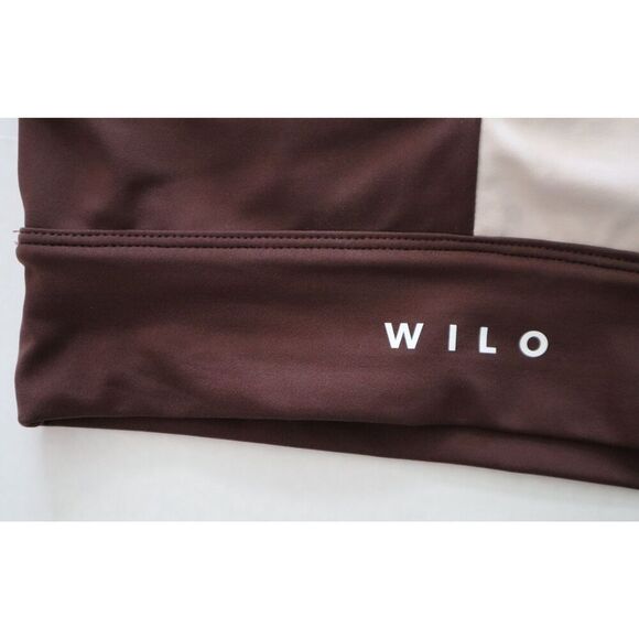 Wilo The Label WL-239 Women Sz S Chocolate Brown Flare Leg Leggings & Sports Bra - Picture 5 of 15
